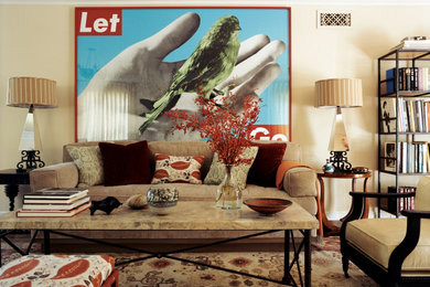 Inspiration for a living room remodel in Los Angeles