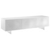 MOON High Gloss White Lacquer Entertainment Center by Casabianca Home