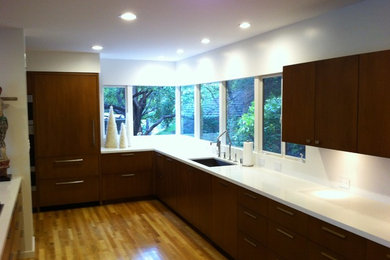 Inspiration for a contemporary kitchen remodel in Los Angeles