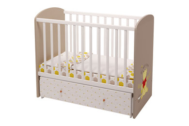 Кроватка детская Polini kids Disney baby 750 "Медвежонок Винни и его друзья"