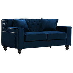 Traditional Loveseats by Meridian Furniture