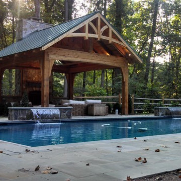 Fairfax Station Pool, Pavilion, & Fireplace