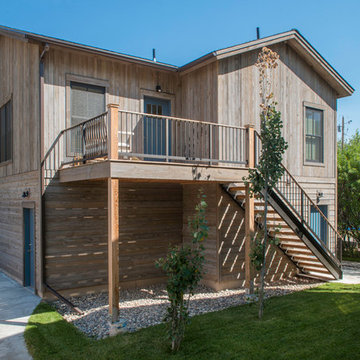 AquaFir™ Reclaimed Barn Wood Alternative Natural Wood Siding - Jackson residence