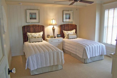 Bedroom - coastal bedroom idea in Philadelphia