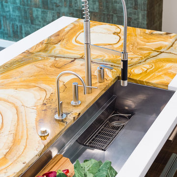 Bold & Beckoning Modern Kitchen Addition and Renovation