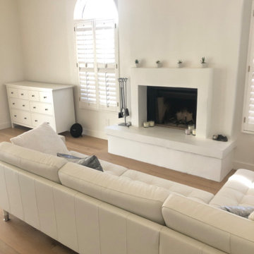 Wide plank, French oak, UV-cured oil finish, engineered hardwood floor
