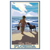 Joanne Kollman Key West Florida Boy Dog East Art Print, 24"x36"
