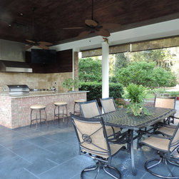 outdoor kitchen under pavillion - Home Improvement