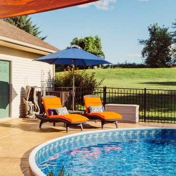 Hammond, WI Semi-In Ground Pool