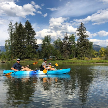 Swan Lake Montana Deck and Dock activities.