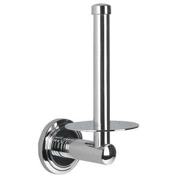 Oslo Wall Mount Spare Roll Holder, Polished Nickel