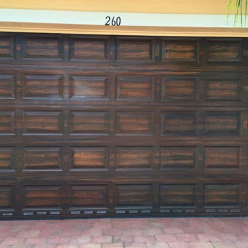 Faux Wood Grain Painting