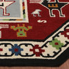 Red Traditions Tribal 6'x6' Octagon Rug