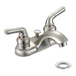 Designers Impressions - Designers Impressions 615494 Satin Nickel Lavatory Vanity Faucet - Bathroom Faucets And Showerheads