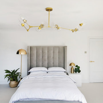 Spacious guest bedroom