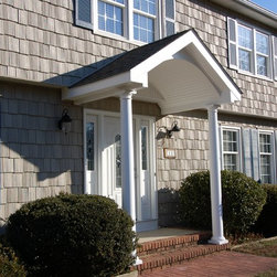 Front Entry System with Portico - Front Doors