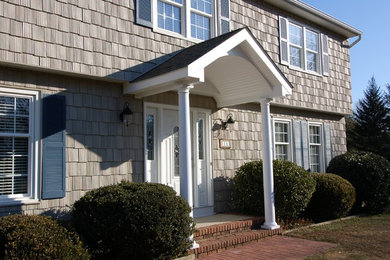 Front Entry System with Portico