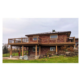 Large Second Story Walkout Deck - Traditional - Deck - Toronto - by ...