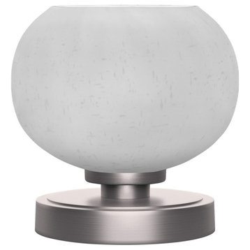 Luna 1-Light Table Lamp, Graphite/White Muslin
