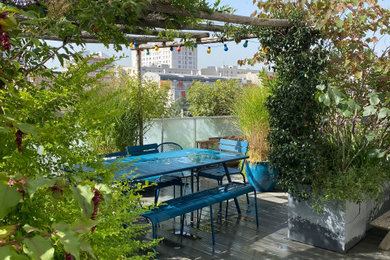 This is an example of a terrace in Paris.