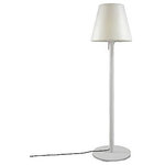 Artkalia - Artkalia Akaa Wired LED Floor Lamp, White - "Akaa Outdoor Contemporary Design floor lamp with heavy aluminum coated and roto molded Polyethylene fully weather resistant. 72.8’ tall, Akaa is an Extra Large lamp which is wind resistant also with its base diameter of 20.7” and with its solid reinforced pole diameter of 2”.