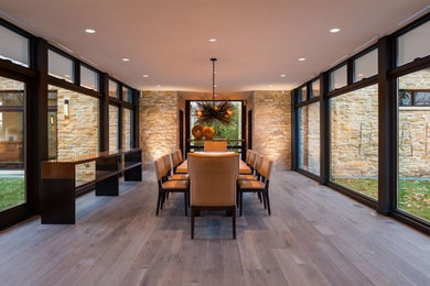 Dining room - dining room idea in Chicago