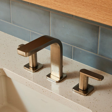 Fresh & Funky Double Bathroom Remodel