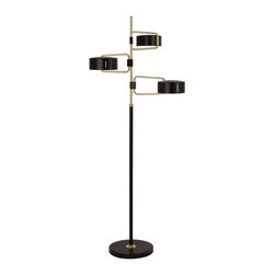 Robert Abbey - Robert Abbey Simon 3-Light Floor Lamp - Floor Lamps