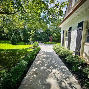 King Front Fire Feature and Custom Landscaping