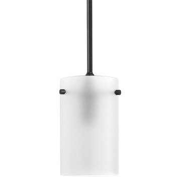 Effimero 1-Light Stem Hung Pendant Lamp, Medium, Black