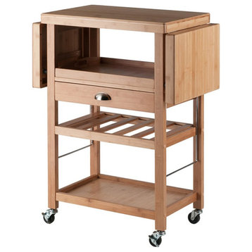 Winsome Barton Kitchen Cart in Natural