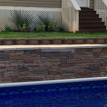 Stratford Stacked Stone Pool Fountain