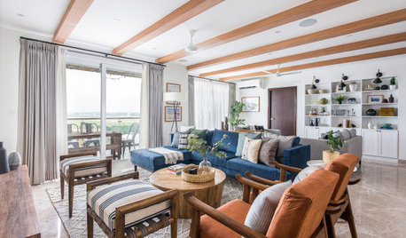 Bangalore Houzz: This Penthouse is a White and Wood Wonderland