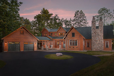 Inspiration for a rustic exterior home remodel in Other