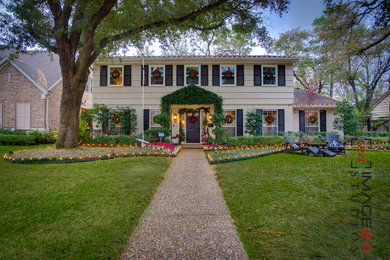 Inspiration for a timeless exterior home remodel in Houston