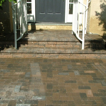 Paver Patio & Paver Veneer on Steps