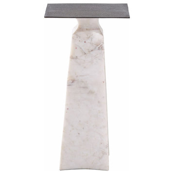 Figuration Side Table With Marble Base