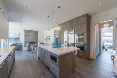 Inspiration for a contemporary kitchen remodel in Toronto