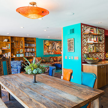 Houzz Tour: Color Explodes at This Foul-Mouth Surfer's Malibu Beach Hou