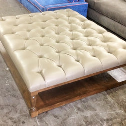 Custom upholstered ottomans - Footstools And Ottomans