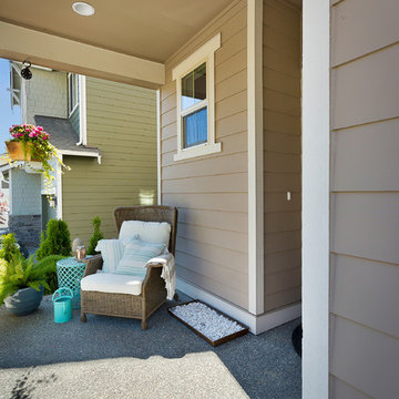 Inviting and relaxing entry area