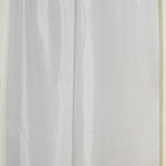Carnation Home Fashions - Extra Long (96'') Polyester Fabric Shower Curtain Liner in White - Protect your shower curtain with our Extra Long (72'' wide x 96'' long) Fabric Liner--Specially designed to fit where a standard size curtain is too short. This machine-washable, 100% polyester liner resists water, protecting your favorite shower curtain from water damage without the plastic look of vinyl. Additionally, a weighted hem ensures this liner holds firmly in place each time you shower. You wouldn't even need to bother with a separate shower curtain. Here in White, you can find this style liner in ivory as well.