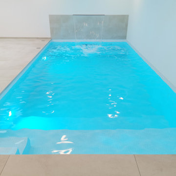 Hallenbad 6,00 x 3,00 x 1,50 m mit Ceramics Folienauskleidung