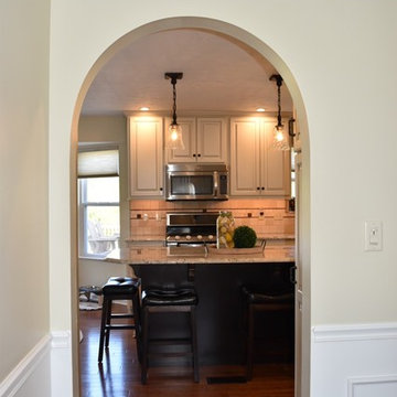 White kitchen remodel