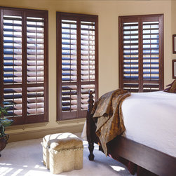 Window Spaces and Norman Sussex Wood Shutters - Interior Shutters