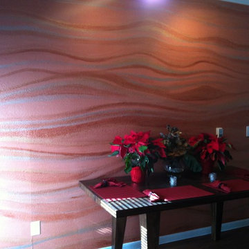 Sizzling Transitional Wall Finishes