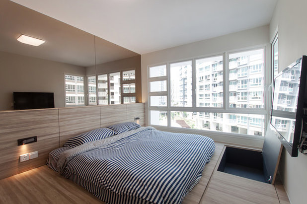 Scandinavian Bedroom by Space Atelier Pte Ltd