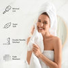 A1HC Bath Towel Set, 100% Ring Spun Cotton, Ultra Soft, Bjou Blue, 12 Piece Towel Set