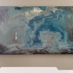 Sentinel Tide - Mixed Media Art