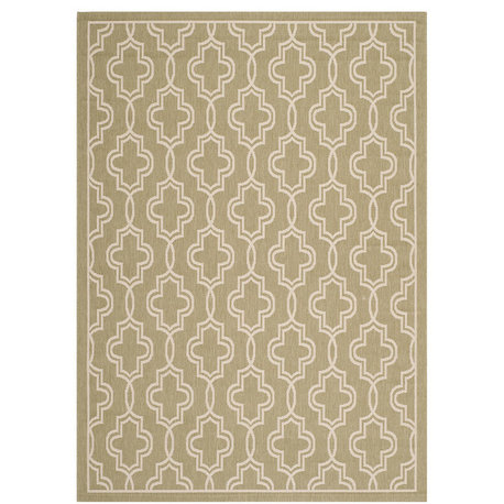 Safavieh Martha Stewart Msr4274-244 Geometric Rug, Green/Beige, 2'7"x8'2"